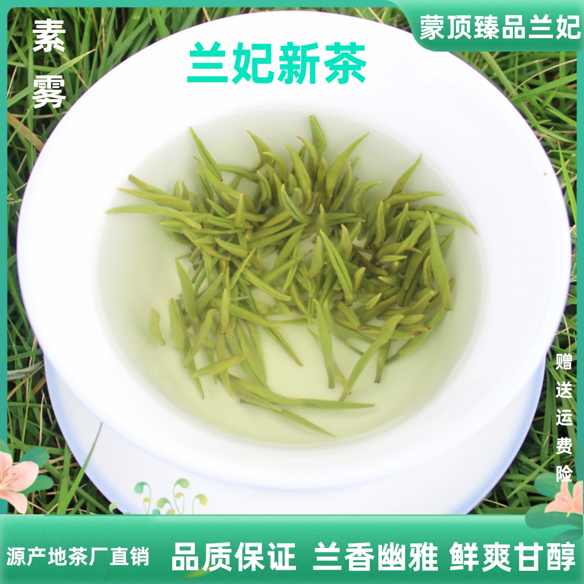 兰花茶2025兰妃浓香型踏雪蒙顶