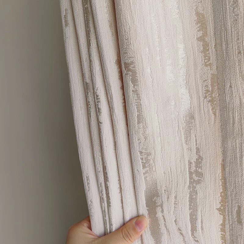 2025年新款法式奶油风鎏光高精密提花木纹雪尼尔高端客厅卧室窗帘,居家布艺,定制窗帘,淘宝优惠券,粉丝福利购,淘宝优惠卷