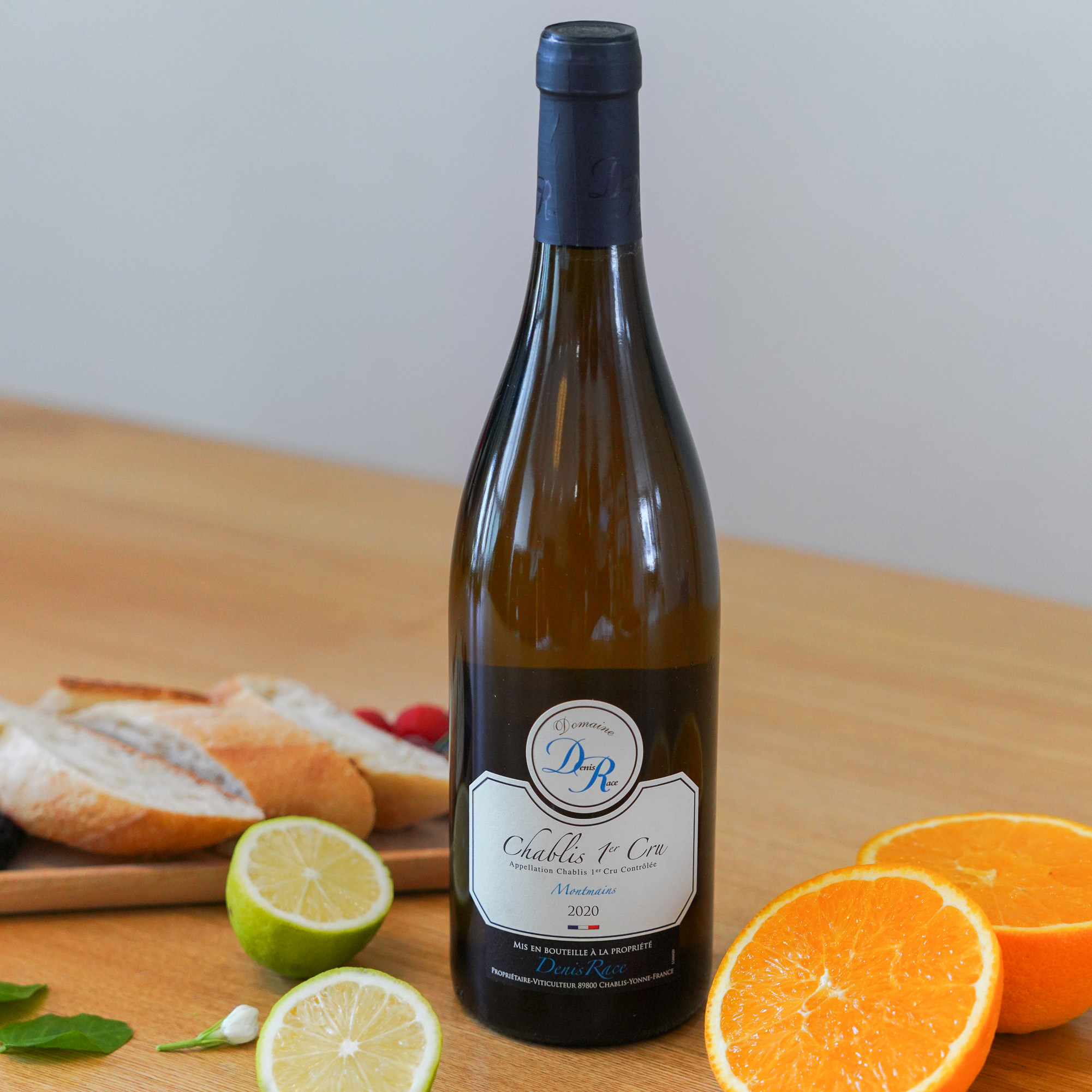 【圆润醇厚】法国勃艮第德尼家族夏布利一级园蒙特迈白葡萄酒