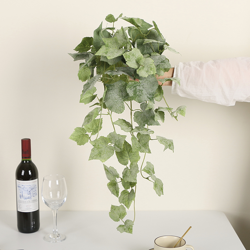 北欧简约梦泓尧枫叶海棠高仿真