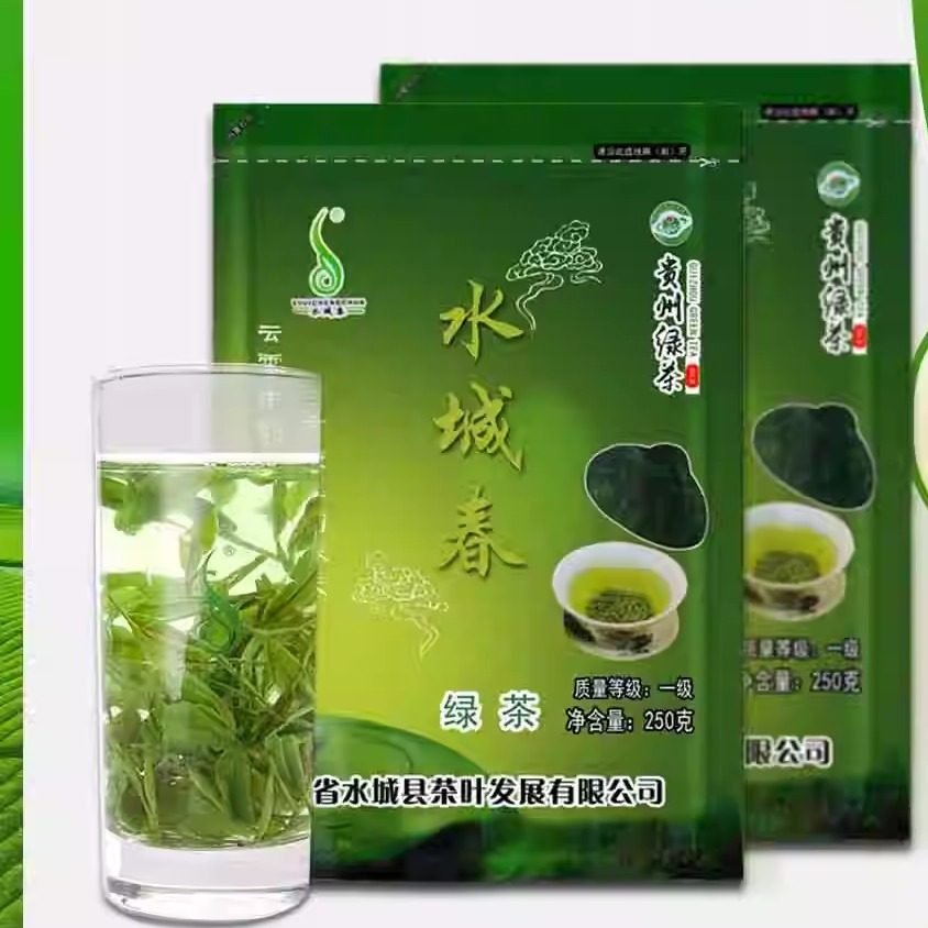 贵州特产水城春茶炒青绿茶