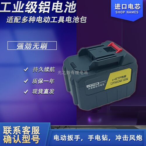 适用SONGXIA 指南车志高无线洗车机家用车载高压水泵割草机锂电池