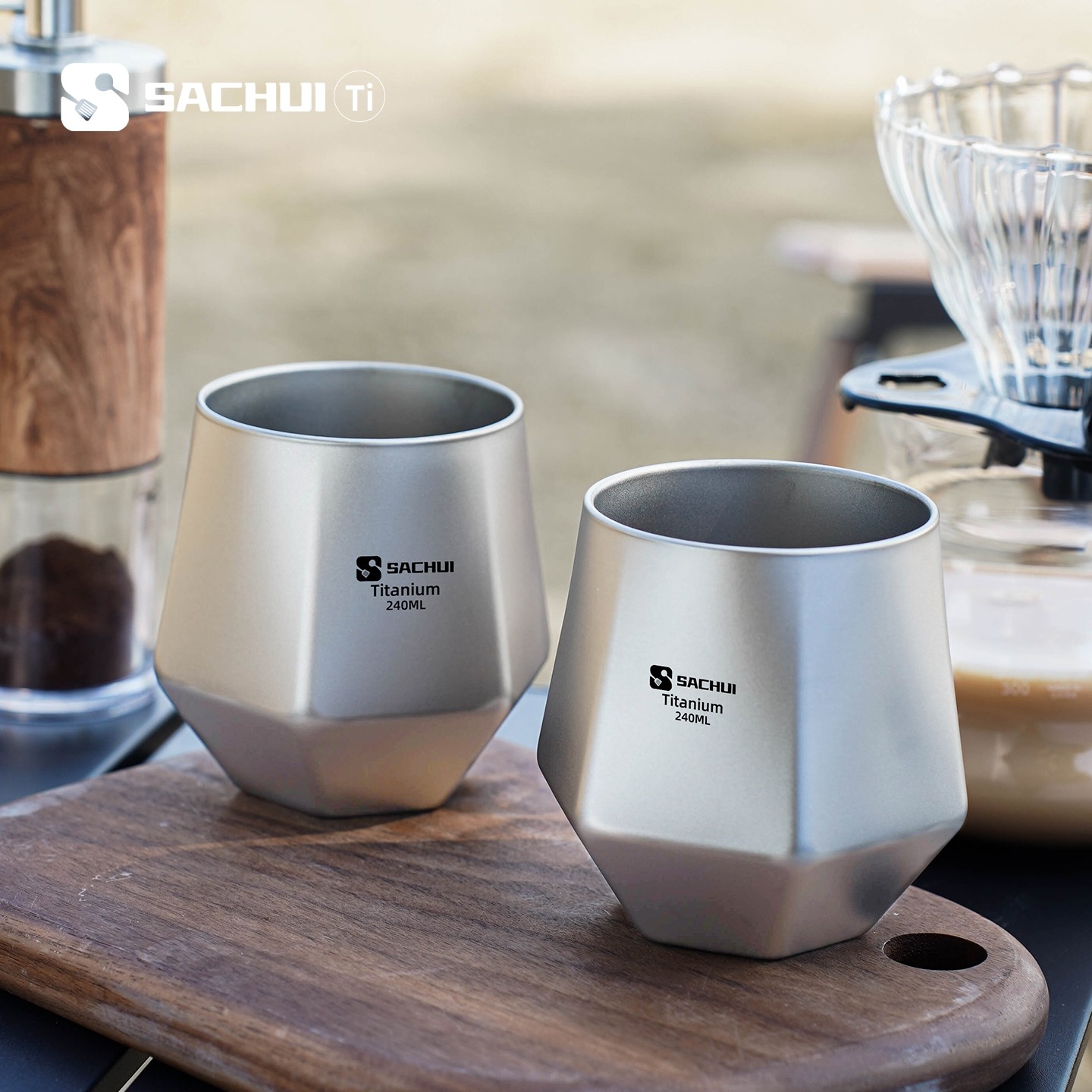 纯钛水杯咖啡杯子家用双层防烫高档钛杯主人杯办公室泡茶杯户外杯,餐饮具,便携/折叠水杯,淘宝优惠券,粉丝福利购,淘宝优惠卷