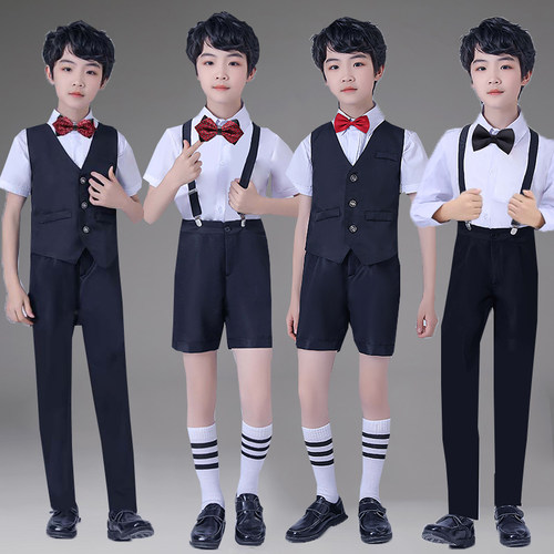 幼儿园钢琴朗诵演出服儿童礼服