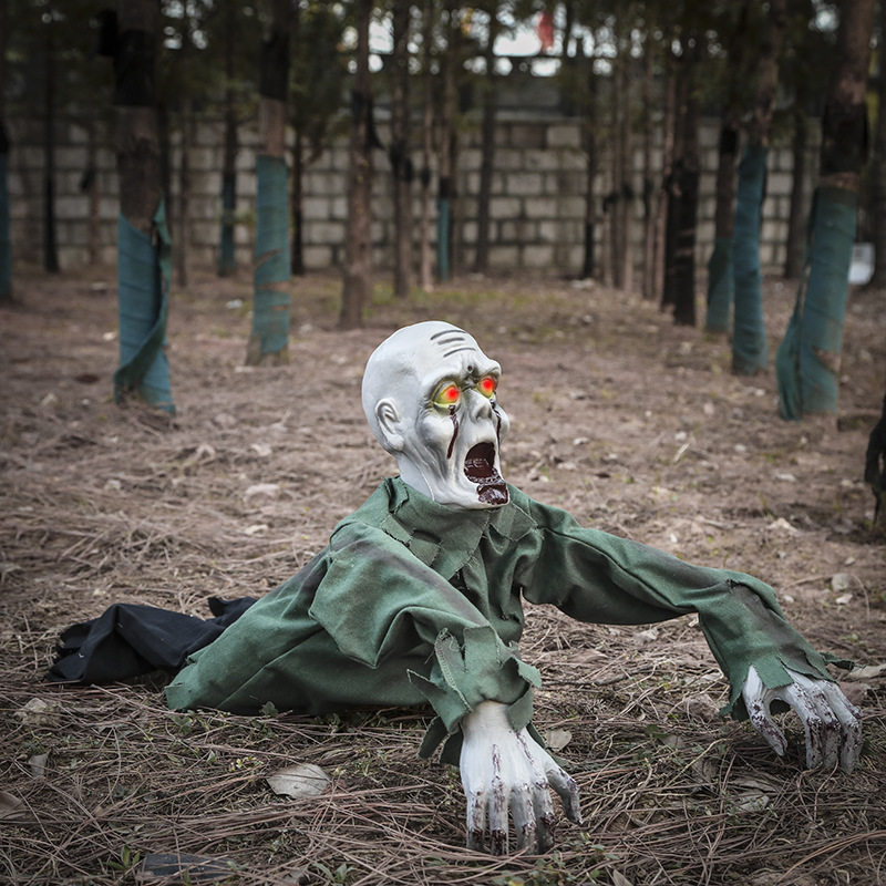 万圣节声控爬行鬼整蛊电动玩具