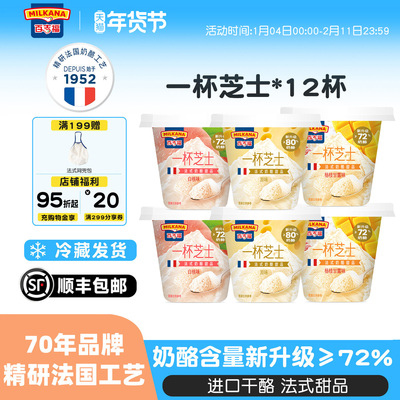 升级百吉福一杯芝士法式甜品奶酪