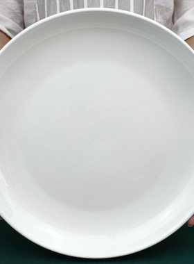 鱼头盘骨瓷大众家用大盘鸡盘子