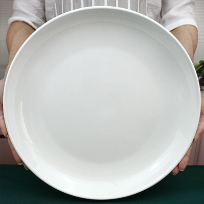 鱼头盘骨瓷大众家用大盘鸡盘子