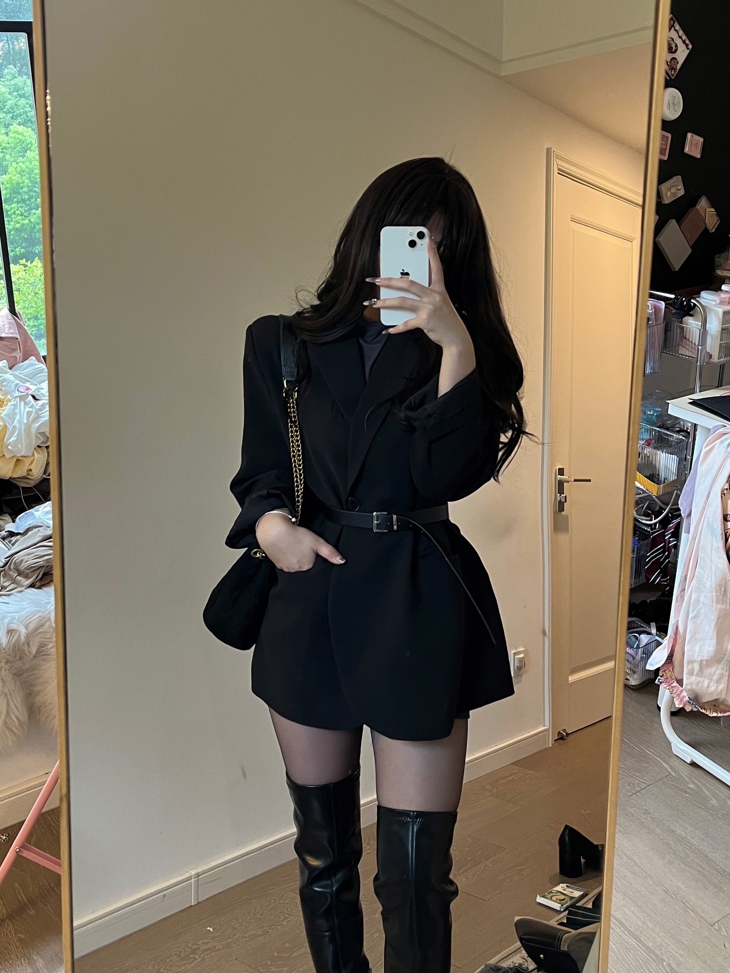 外套收腰显瘦西装秋冬廓形宽松