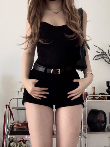 欧美鱼骨抹胸抹胸显瘦美式
