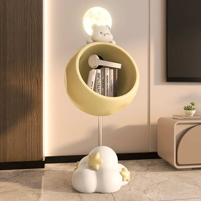 晚安熊夜灯客厅落地大摆件电视柜沙发旁卧室置物架猫爬架家居饰品,家居饰品,落地摆件,淘宝优惠券,粉丝福利购,淘宝优惠卷