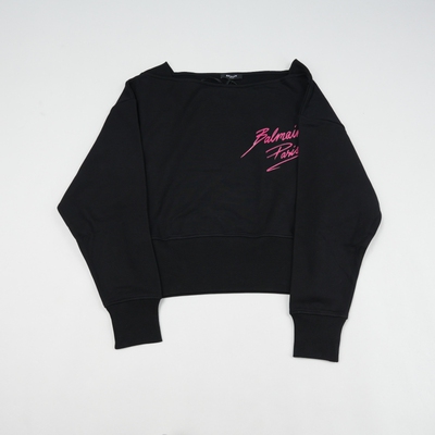 BALMAIN女士卫衣巴尔曼长袖套头衫官方正品国内现货 EF0JQ045BD01