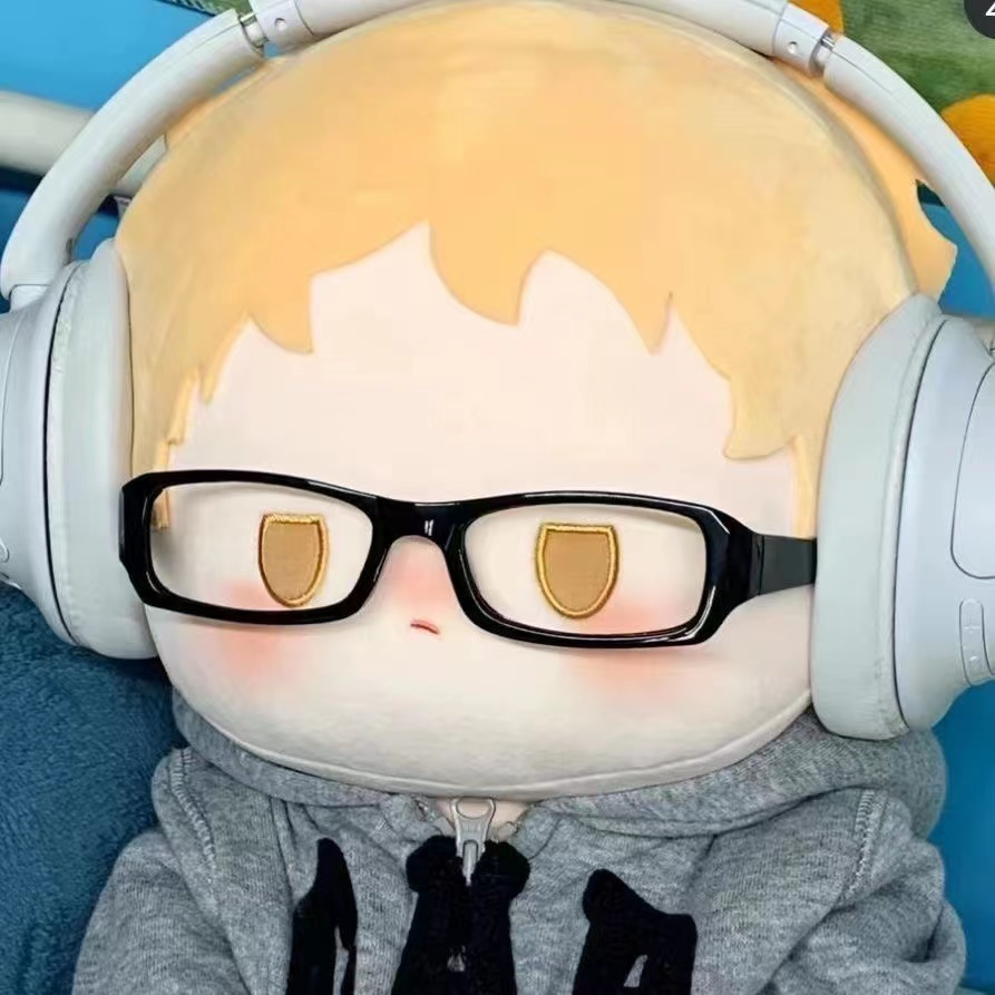 排球少年动漫日向翔阳月岛萤属性40cn棉花娃娃新年礼物