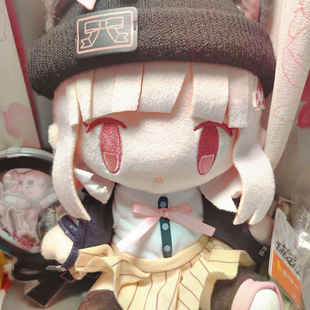 弹丸论破七海千秋属性25cm坐姿棉花娃娃超可爱印花公仔爆款礼物