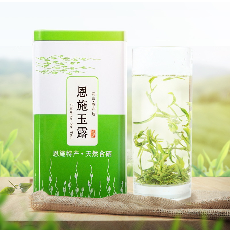 2025恩施玉露绿茶茶叶湖北特产含硒蒸青罐装散装自己喝清香型绿茶