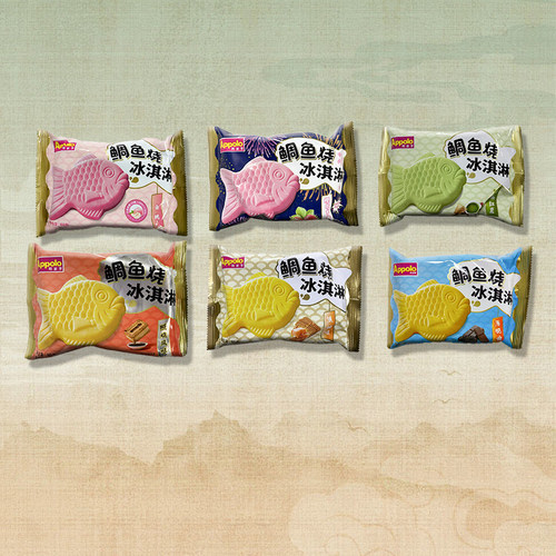 阿波罗鲷鱼烧冰淇淋威化