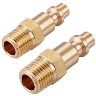 铜外螺纹内插芯 4PNT 气管软管接头液压气动接头 快速接头1 美式