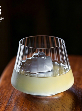 PWK505 crison精品系列条棱威士忌杯古典杯Old Fashioned鸡尾酒杯