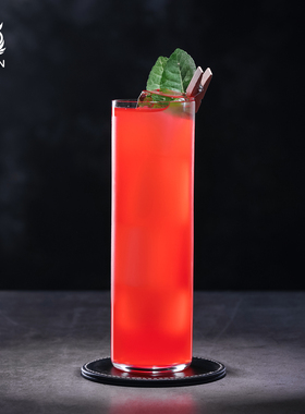 LD3901 CRISON加高款水晶玻璃长饮柯林鸡尾酒杯INS风长饮果汁水杯