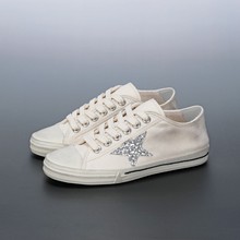 GB高定vstar星星做旧内增高小脏鞋牛皮板鞋时尚休闲百搭情侣款