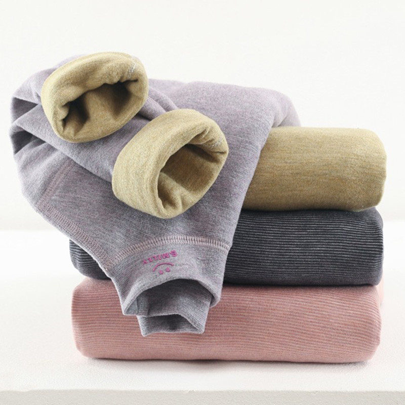 儿童保暖衣双层加厚男童加绒秋衣女童打底衫棉袄内穿宝宝德绒内衣