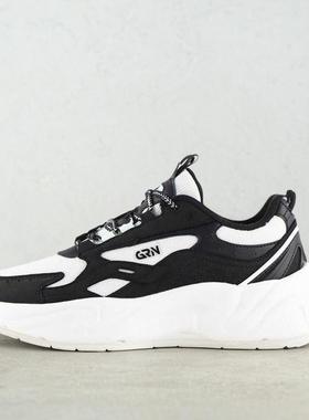 贵人鸟女鞋正品2024春秋新款运动休闲鞋耐磨防滑熊猫女鞋Y241802