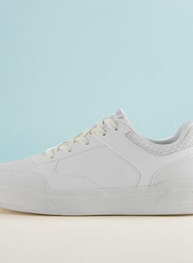 贵人鸟女鞋板鞋正品2024春新款运动休闲小白鞋皮面轻便E241616