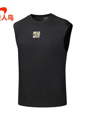 贵人鸟男装背心T恤正品2025夏新款常规运动休闲冰感针织B1252167