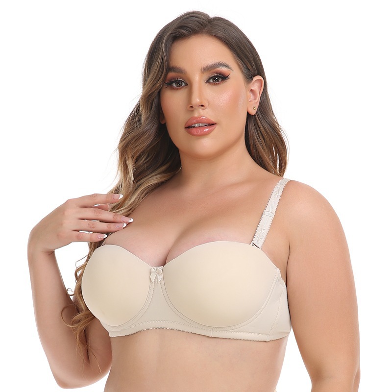 women Sexy Bra Strapless Invisible push up bras 大码无痕文胸