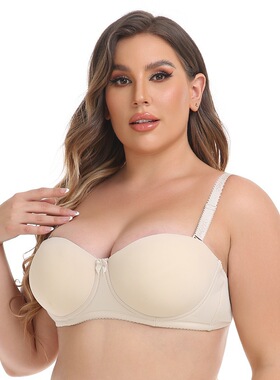 women Sexy Bra Strapless Invisible push up bras 大码无痕文胸