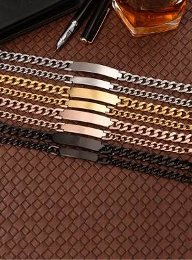 Men women couple gift titanium steel bracelet 男女钛钢手链