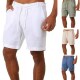 linen Pants Clothes beach For Short Shorts Mens Summer Men