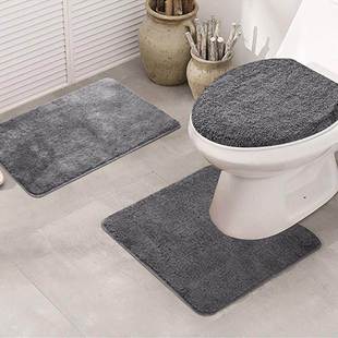 Toilet Mats Absorbent slip mat Fleece Bath Coral Anti Set
