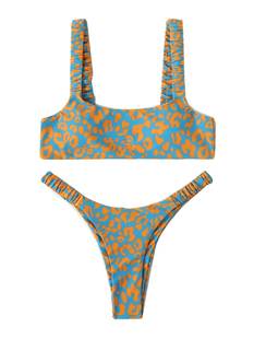 Padded Bathing Bikini Suit Cut Push Swimsuit Women Thong