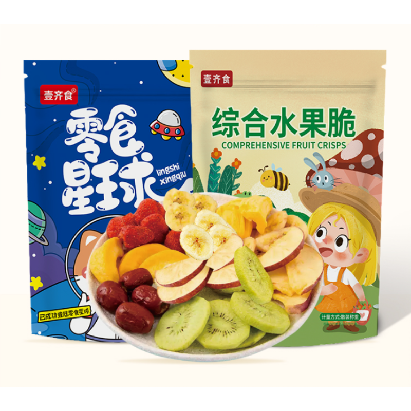 综合果蔬脆片蔬菜干果蔬脆混合草莓脆蔬果解馋小零食营养蔬菜干