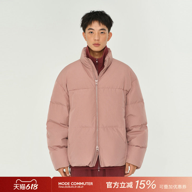 MODE COMMUTER | MC防风防泼水挺括耐用宽绗缝立领短款羽绒服
