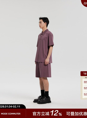 MODE COMMUTER| MC全棉优质精纺棉纱翻领短袖POLOMCF124045B