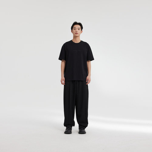 MODE COMMUTER| MC不潮品全棉优质精纺棉纱圆领短袖T恤