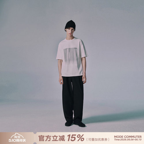 MODE COMMUTER| MC全棉针织挺括舒适不闷热圆领短袖T恤