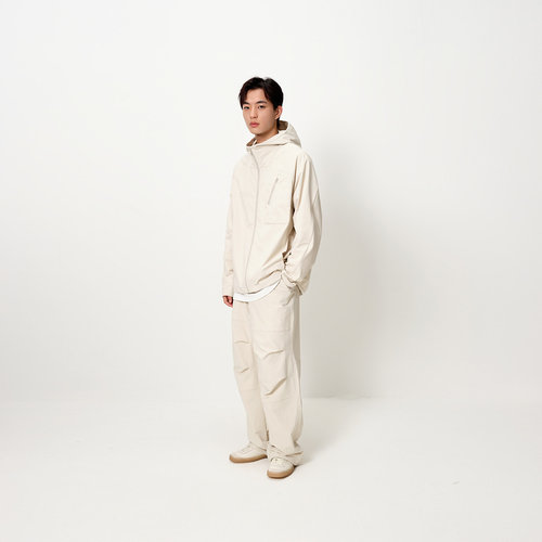 MODE COMMUTER| MC双面斜纹双面斜纹开襟连帽夹克