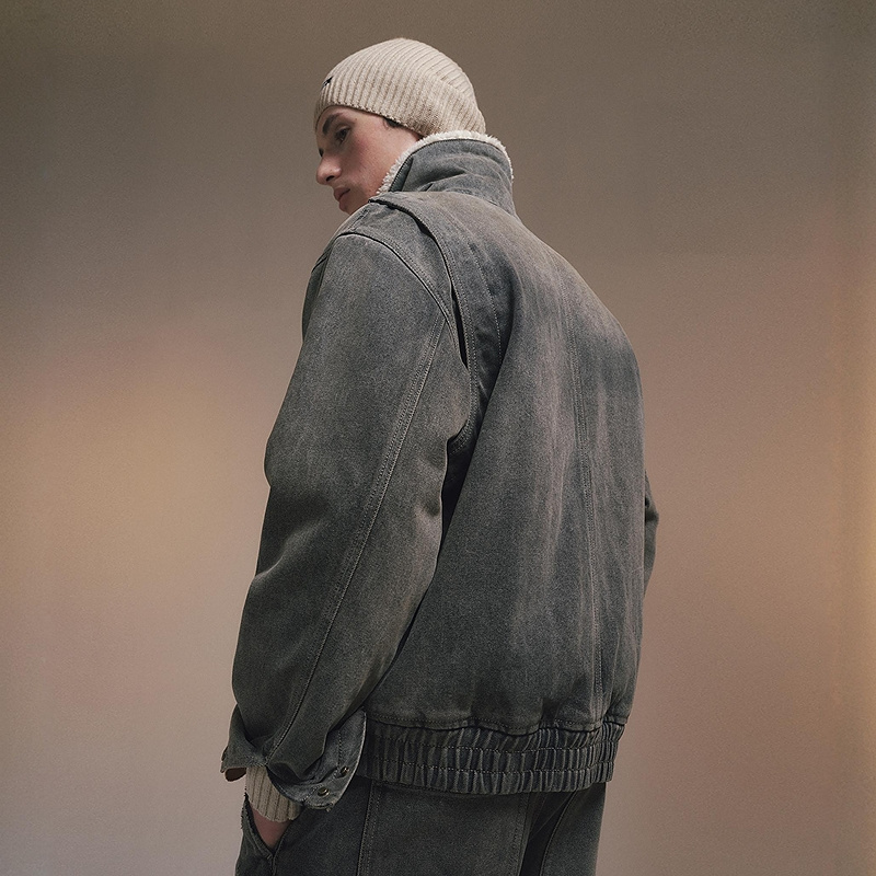 MODE COMMUTER | MC成衣水洗牛仔翻领成衣水洗收口牛仔夹克