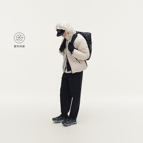 MODE COMMUTER | MC远红外蓄热复合绒里保暖防风O型针织长裤