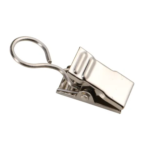 浴帘夹窗帘/鳄鱼夹家装挂钩精茂金属新中式夹子窗帘配件