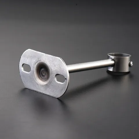 吊杆衣架墙顶固定吊座加厚环固定不锈钢实心晒衣架