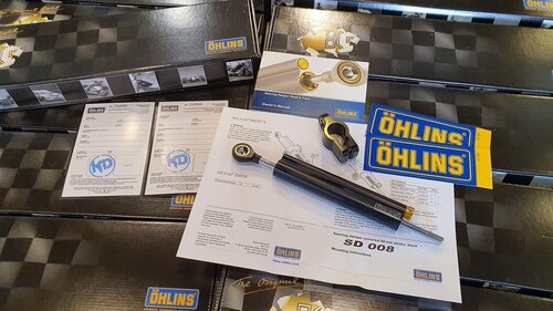 kawasami 川崎zx4rr zx4r改装欧林斯钛尺方向阻尼器 ohlins sd008