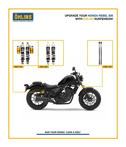 本田cm300 cm500 改装减震 改装欧林斯后减震 ohlins ho718