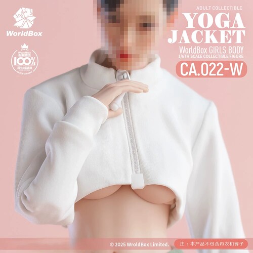 现货 Worldbox 1/6 CA022 女款瑜伽运动外套人偶服装配件