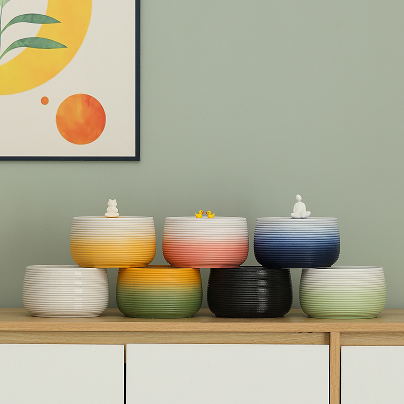 创意陶瓷流水摆件循环水