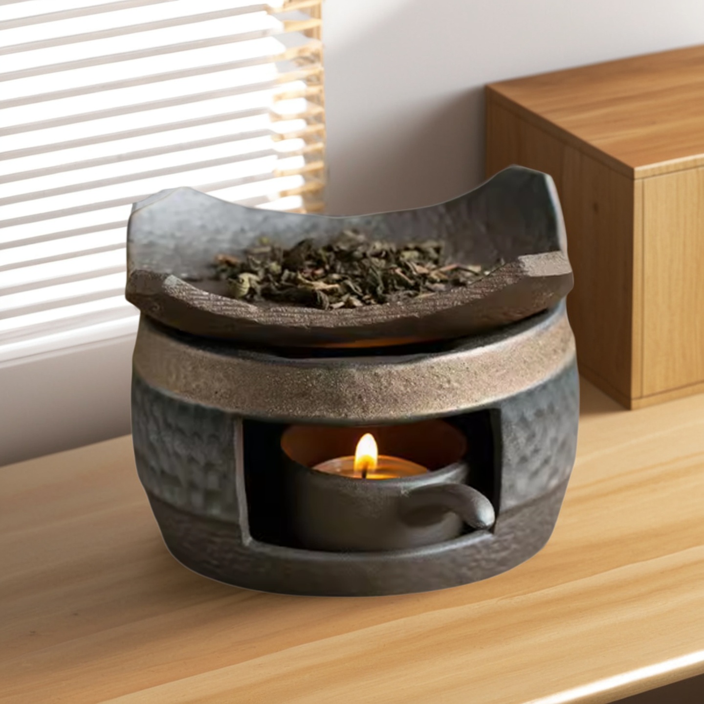 创意粗陶围炉煮茶烤茶套装