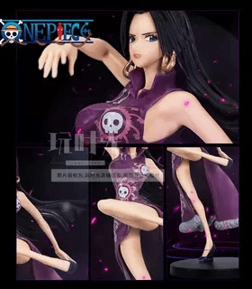 海贼王 七武海波雅汉库克 女帝红色旗袍手办模型摆件动漫周边公仔